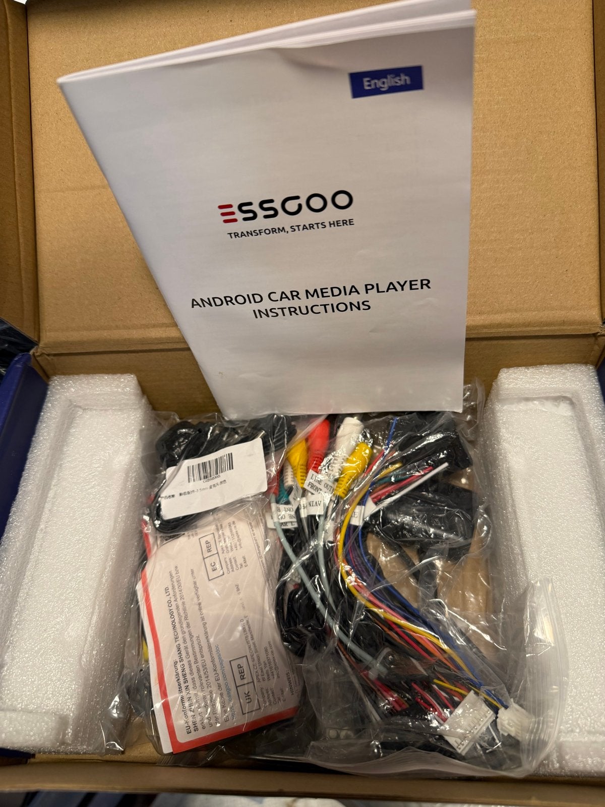 ESSGOO Android Auto Media Speler - Nieuw in doos, Auto diversen, Autoradio's, Ophalen of Verzenden, Nieuw