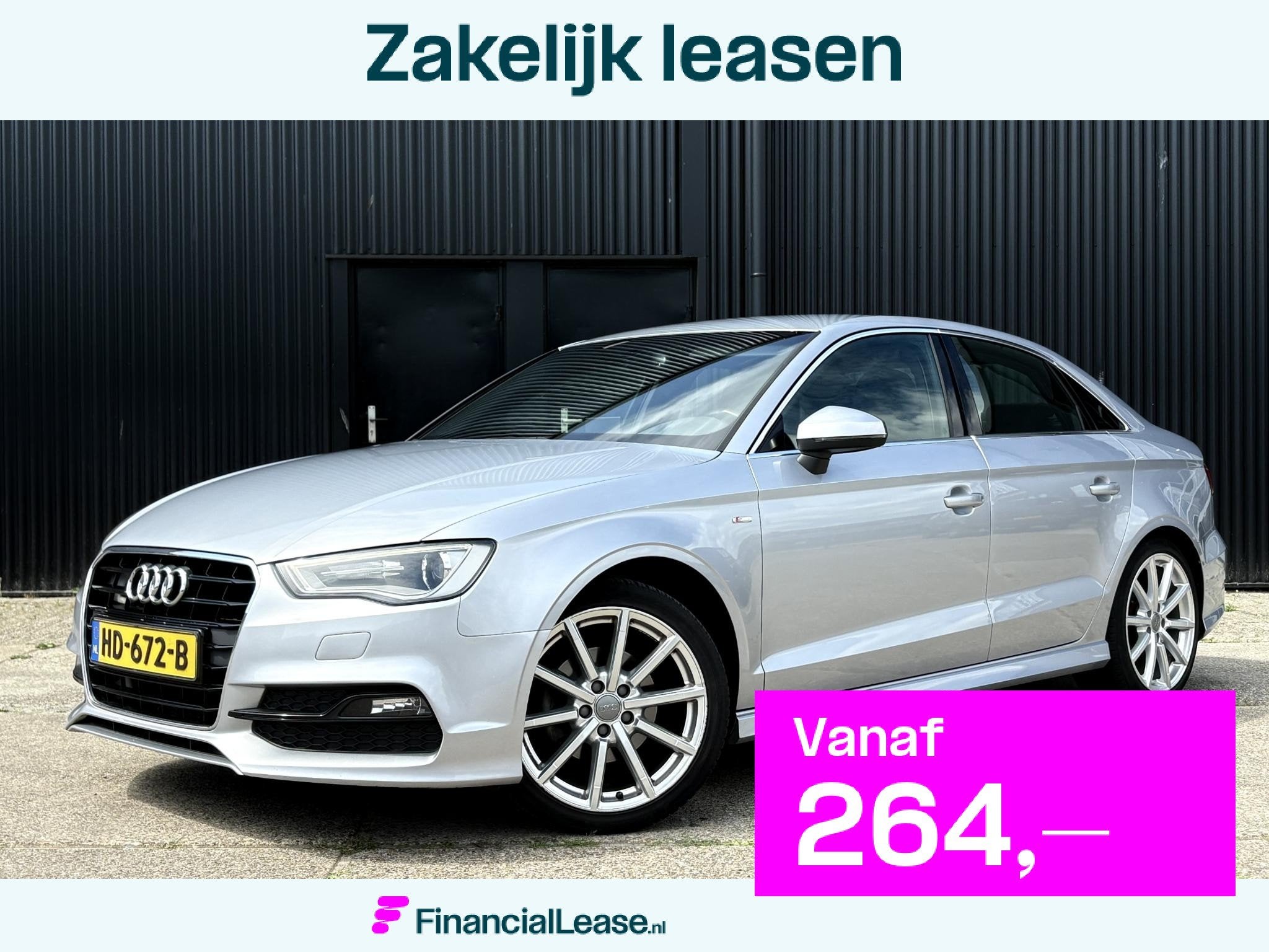 Audi A3 Limousine 1.4 TFSI | LMV | 150PK | TREKHAAK | LED |, Gebruikt, 4 cilinders, 150 pk, Leder en Stof