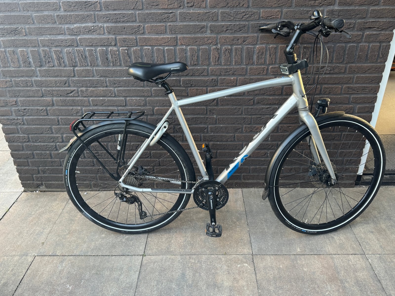 Koga F3 2.0 Gents Silver-matt 60cm - Zo goed als nieuw, 28 inch, Ophalen of Verzenden, Zo goed als nieuw, 57 tot 61 cm