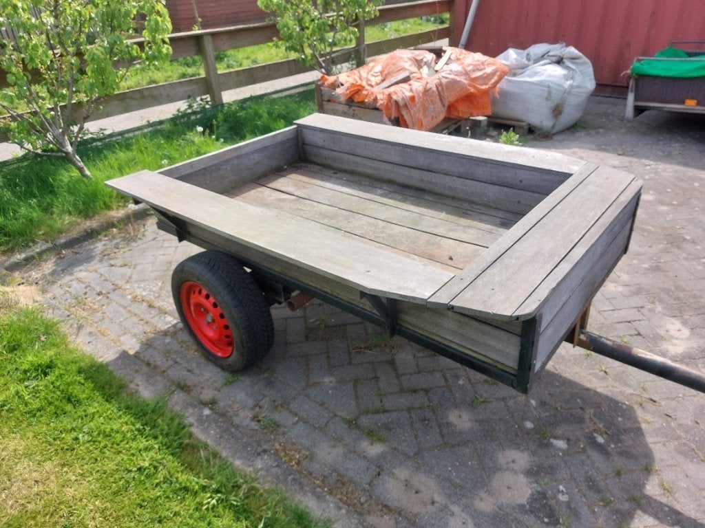 aanhangwagen voor een 1 Asser tractor, Ophalen, Zo goed als nieuw