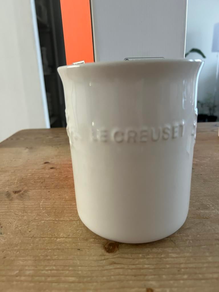 Le creuset spatelpot wit NIEUW 1 Liter, Verzenden, Nieuw, Wit, Le Creuset