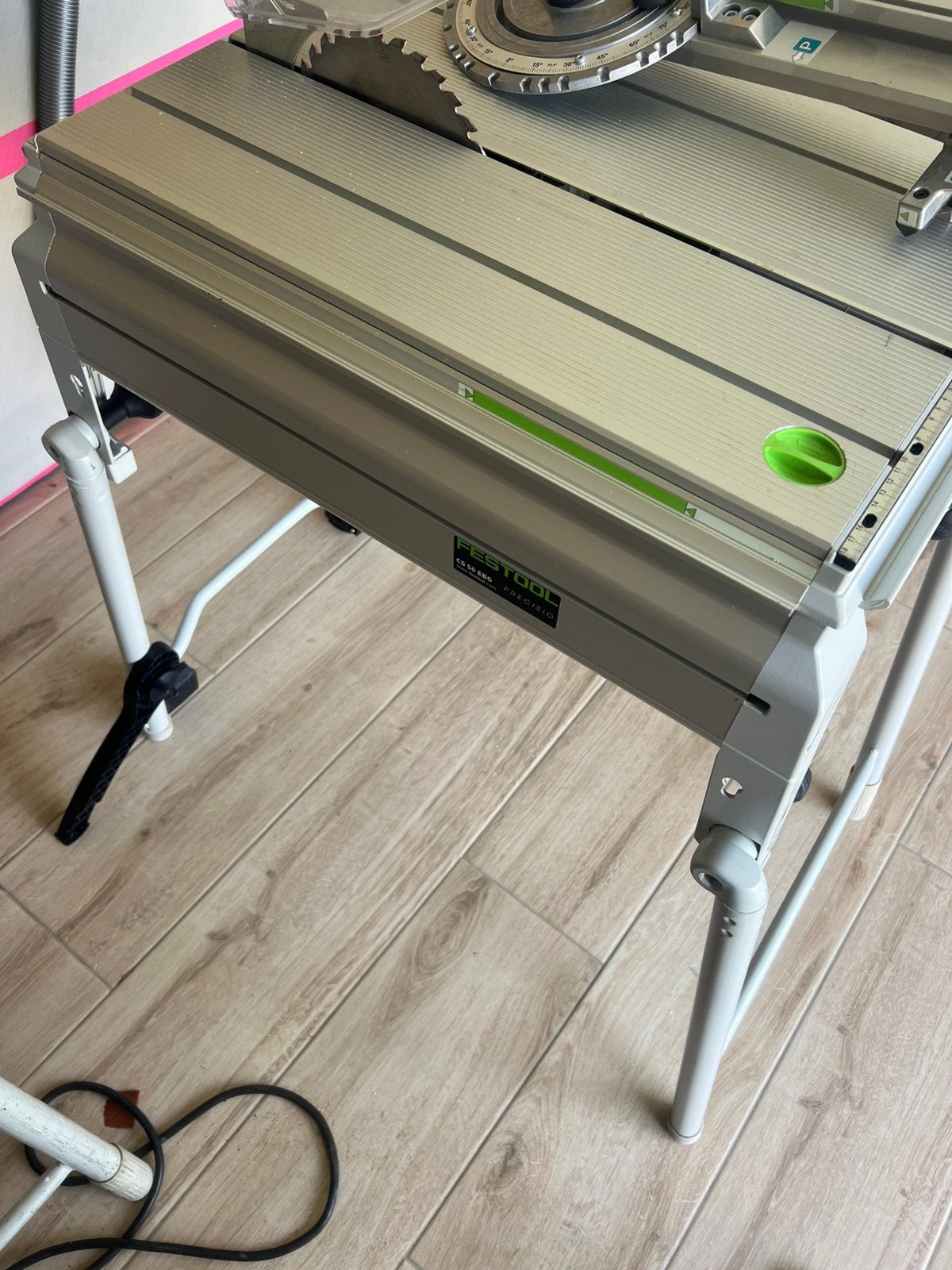 Festool CS 50 EBG precisio Trek-/afkortzaagmachine, Ophalen of Verzenden, Zo goed als nieuw