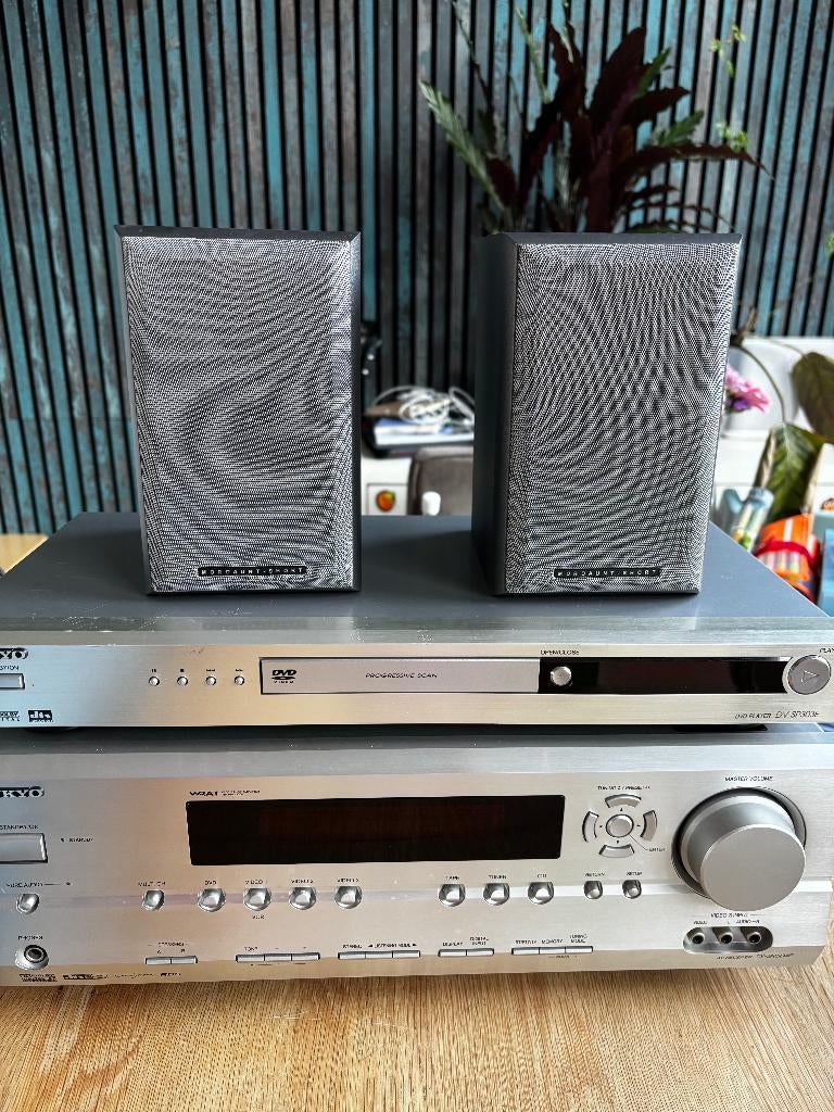 Onkyo Receiver met Mordaunt Short speakers, Ophalen, Gebruikt, 120 watt of meer, Onkyo