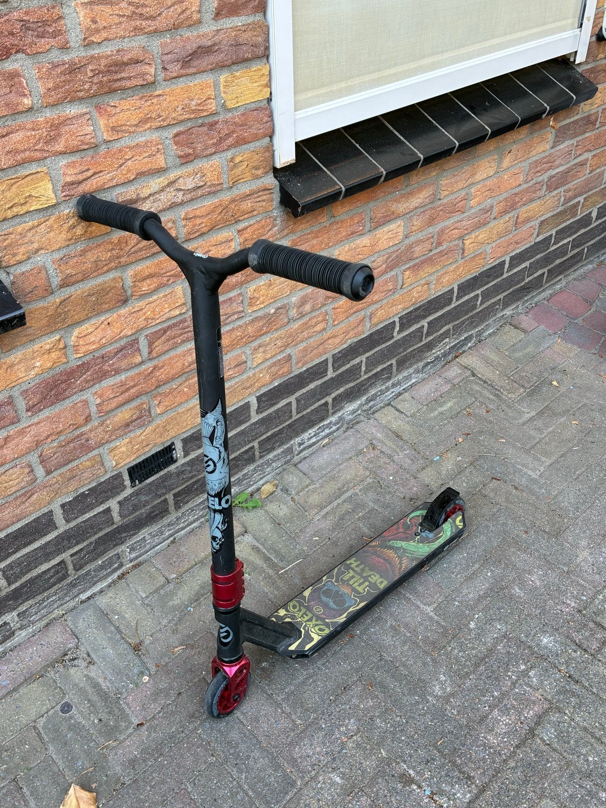 Stuntstep Oxelo MF One - Gebruikt, goede staat, Fietsen en Brommers, Steps, Ophalen of Verzenden, Gebruikt, Gewone step