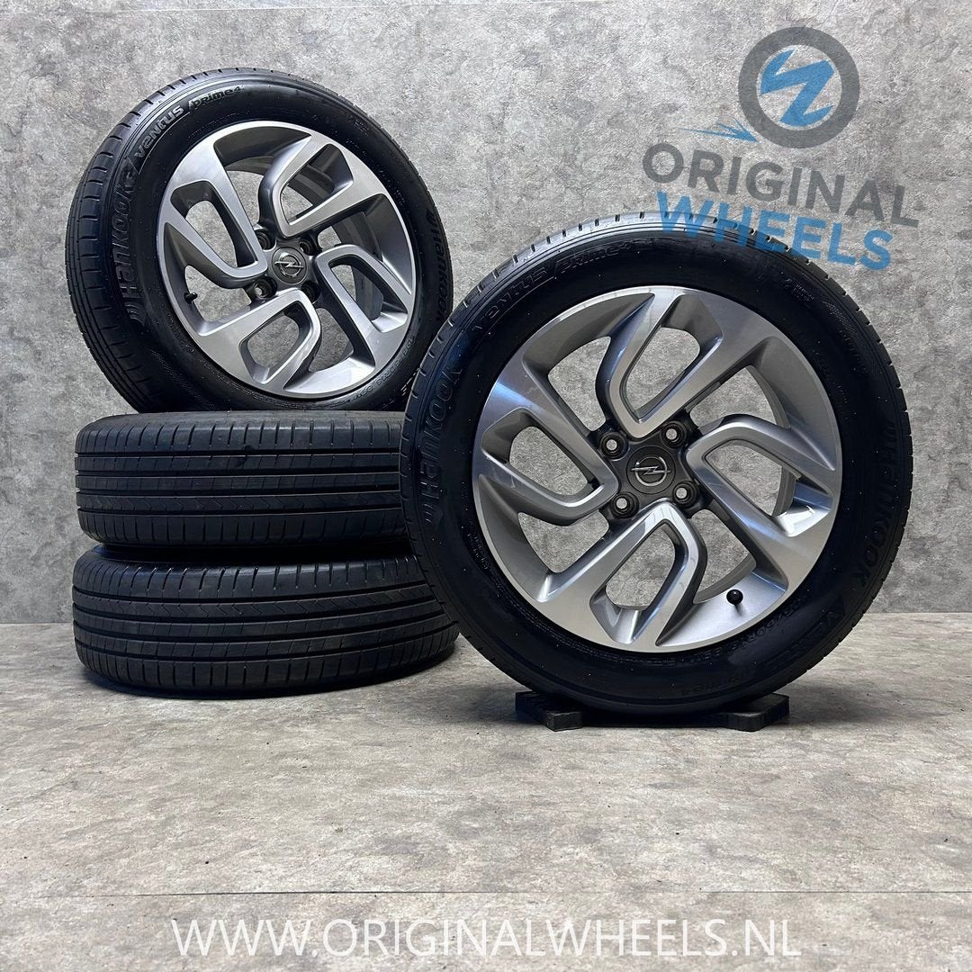 16 inch originele velgen + zomerbanden Opel Crossland X, Gebruikt, -, Banden en Velgen, Ophalen of Verzenden