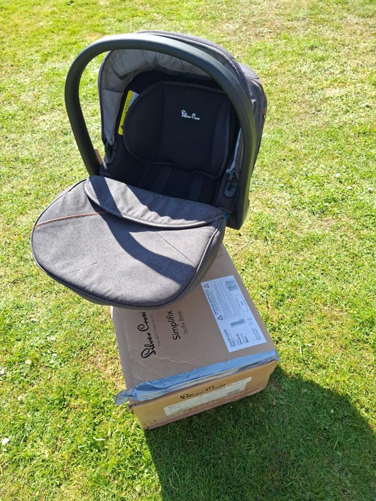 Silver cross isofix + stoeltje, Ophalen, Zo goed als nieuw, Overige merken