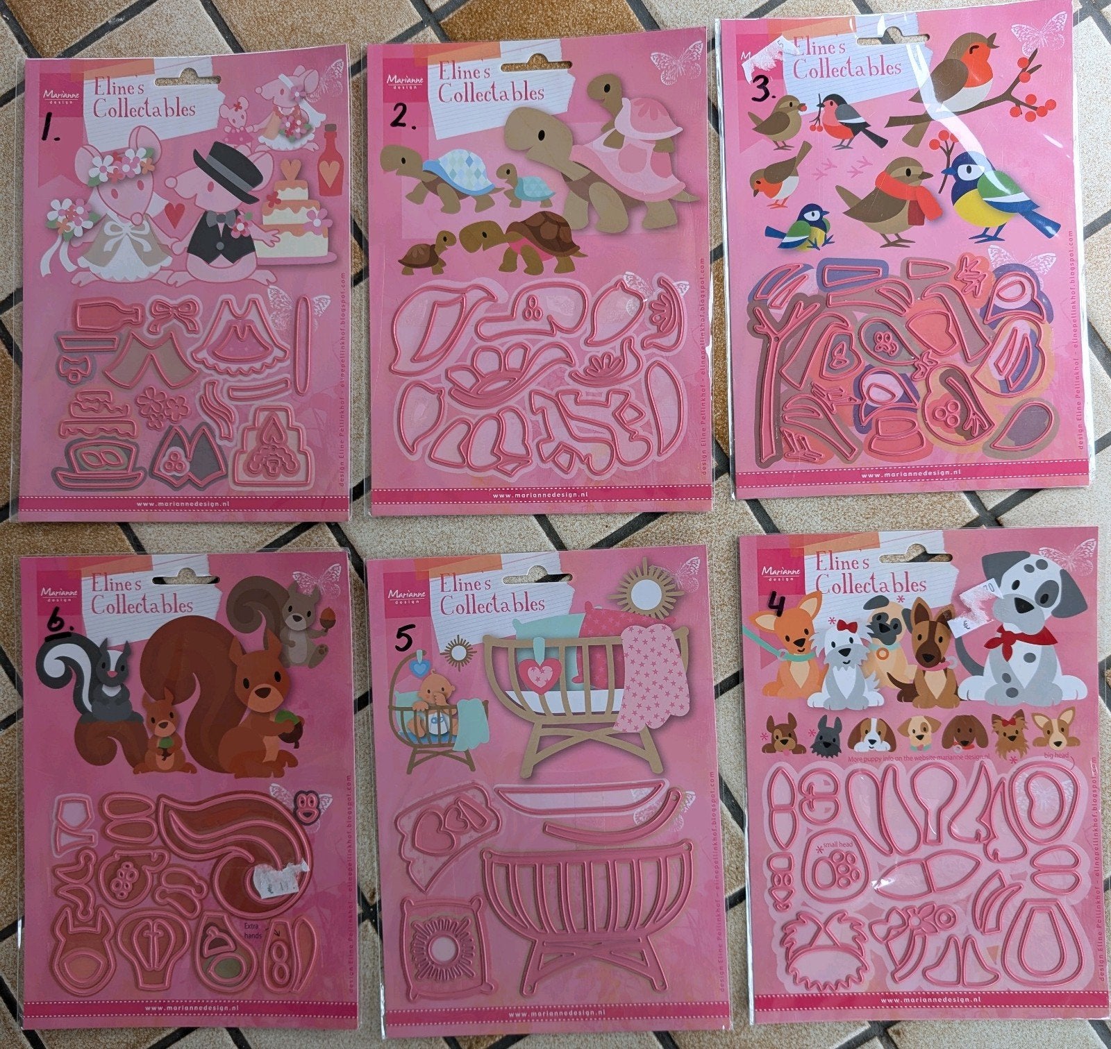 Marianne Design Eline's Collectables Stansen voor kaarten, Ophalen, Zo goed als nieuw