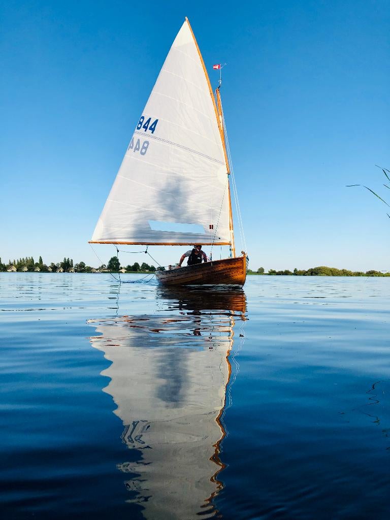 12-voetsjol (844), wedstrijdklaar & vaarklaar, incl. trailer, Watersport en Boten, Open zeilboten, Zo goed als nieuw, Overige brandstoffen