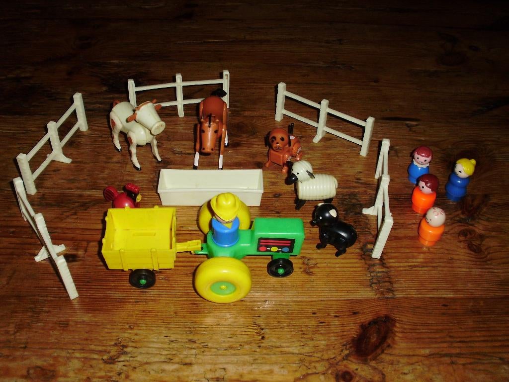 Fisher Price dieren en traktor / tractor, Kinderen en Baby's, Speelgoed | Fisher-Price, Ophalen of Verzenden, Gebruikt, Auto of Voertuig