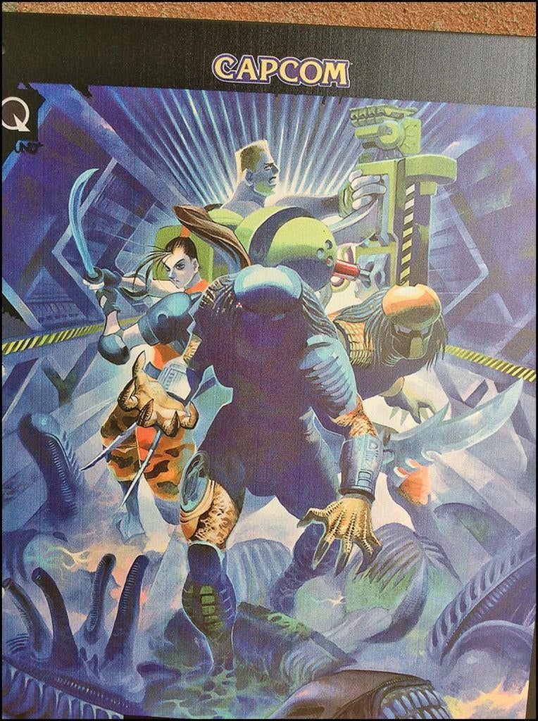 ALIEN vs PREDATOR Capcom retro Arcade Metalen Wandbord, Spelcomputers en Games, Games | Overige, Vechten, 1 speler, Nieuw, Ophalen of Verzenden