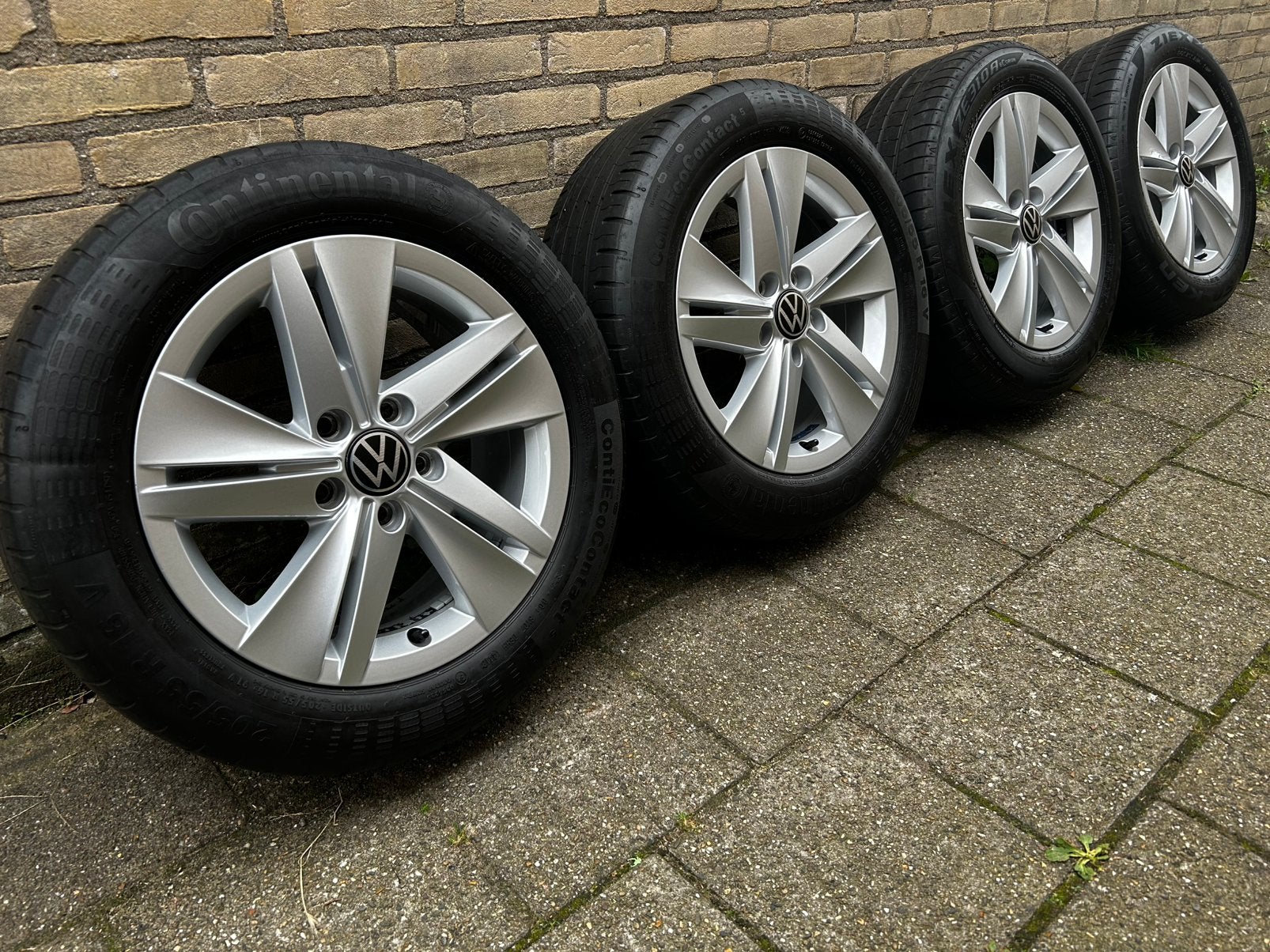 Originele VW Norfolk zomerset 205 55 16, Ophalen, Gebruikt, 16 inch, Banden en Velgen