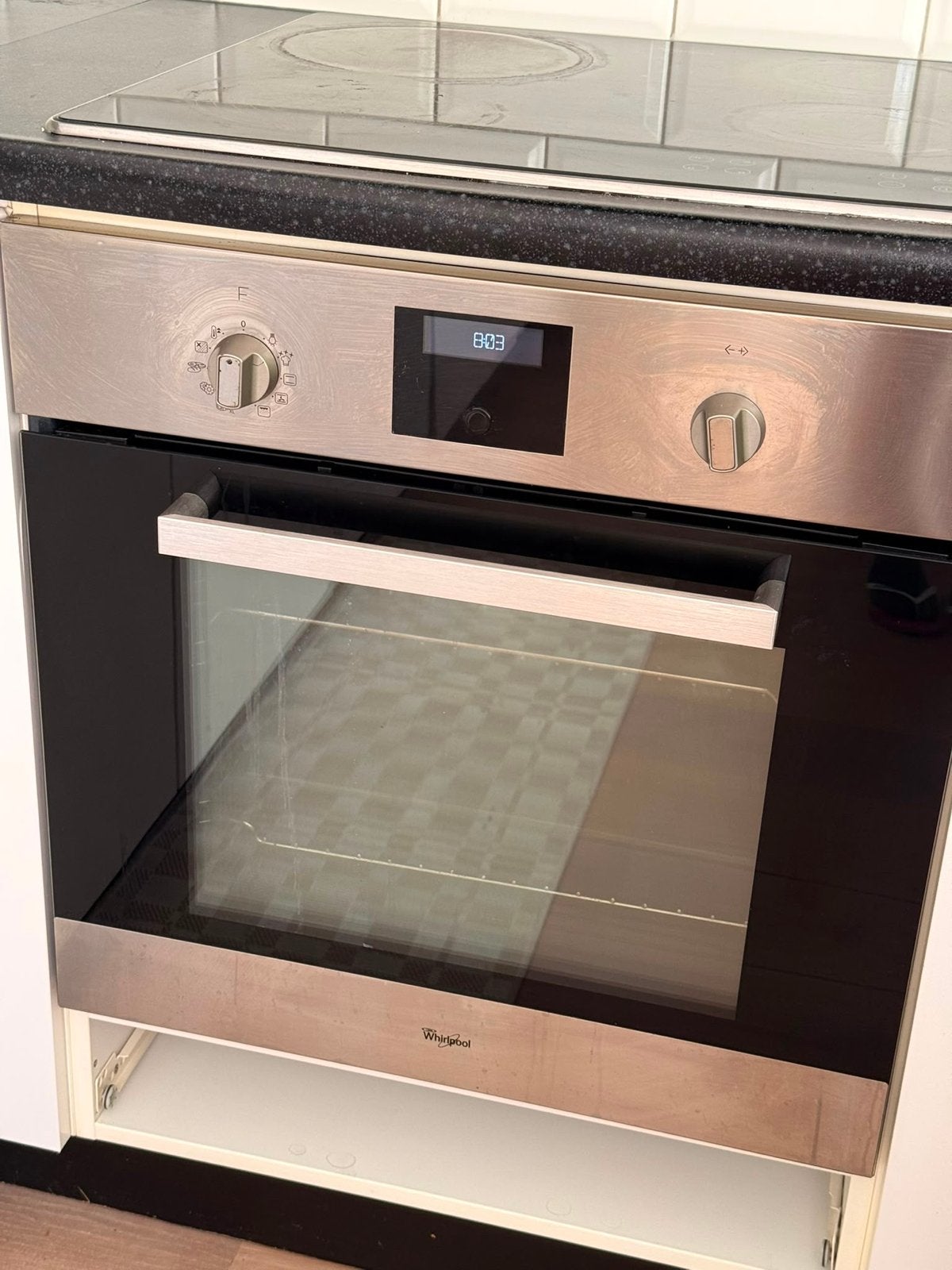 Whirlpool Inbouw Heteluchtoven - Zo goed als nieuw, Ophalen, Whirlpool, Hete lucht, Inbouw
