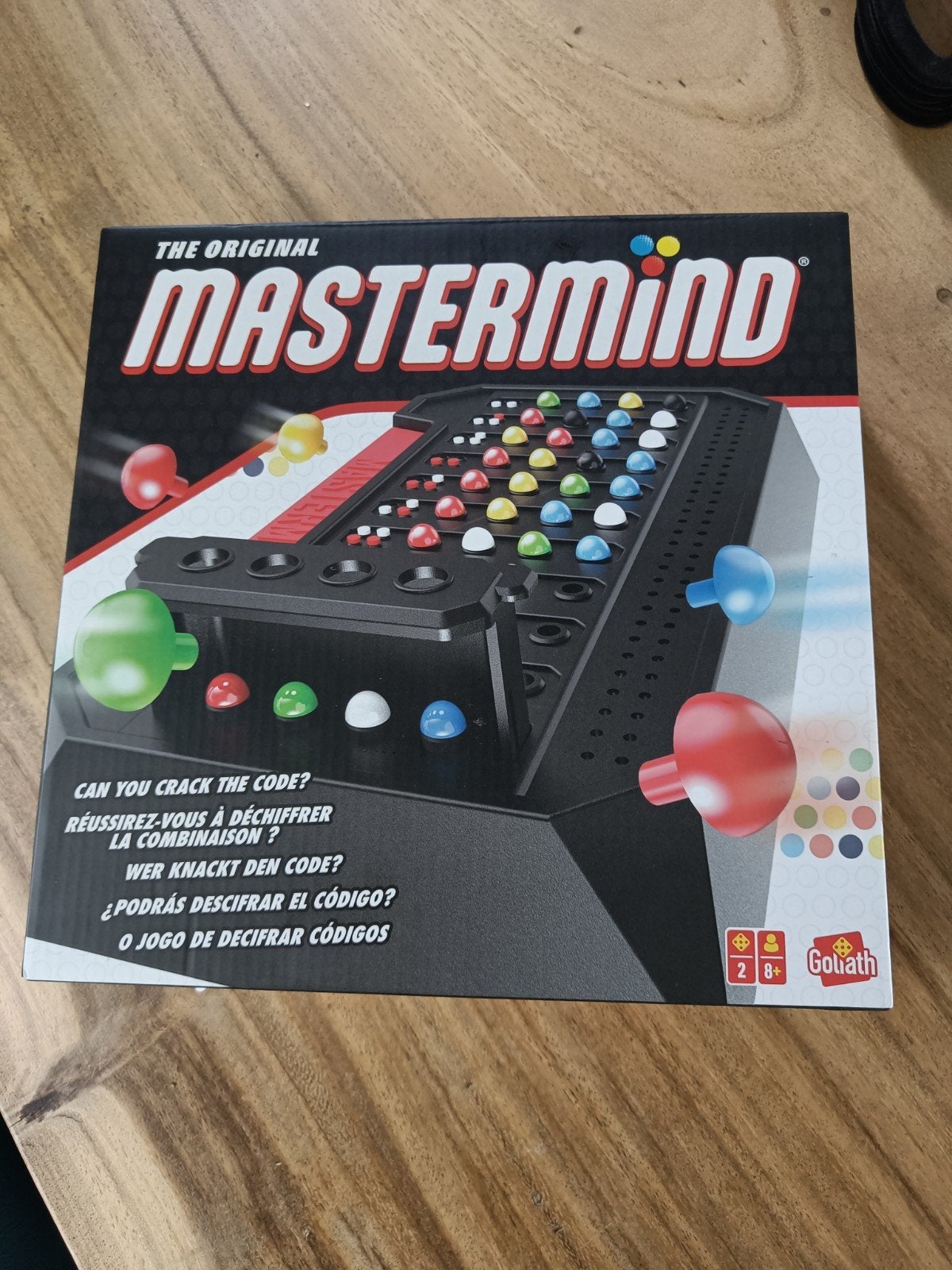 Mastermind - Het originele codekraakspel, Een of twee spelers, Ophalen of Verzenden, Zo goed als nieuw, Goliath