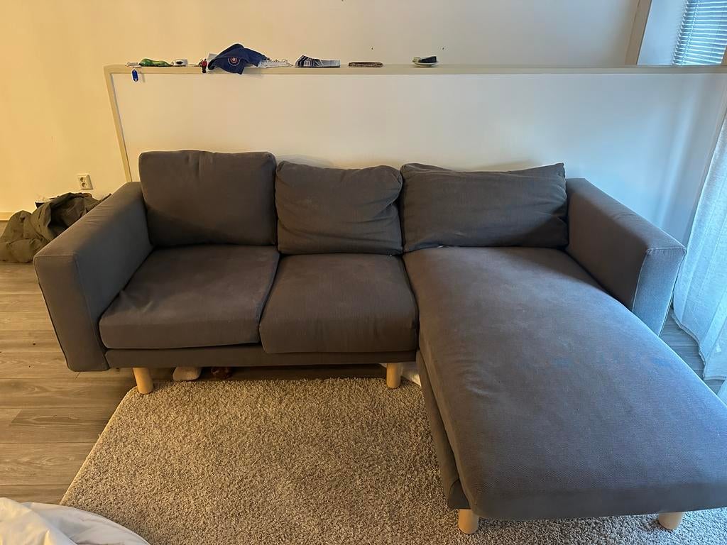 Norsborg bank, GRATIS bank, lounge, 3-zits bank, Ophalen of Verzenden, Gebruikt, Stof