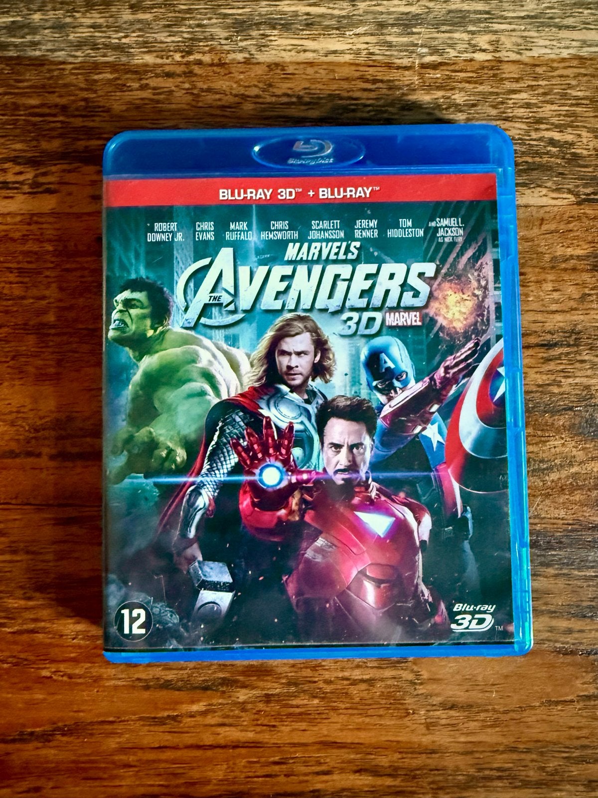 The Avengers 3D + Blu-ray - Marvel Studios, Gebruikt, Film, Actie, Ophalen of Verzenden