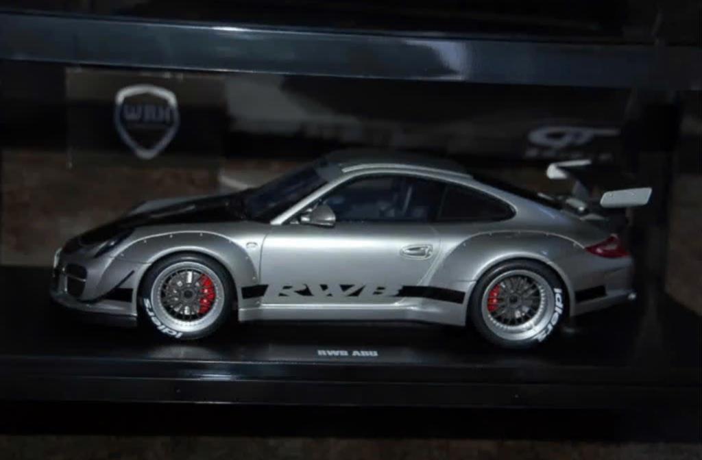 1:18 PORSCHE 911 RWB ABU DHABI GT SPIRIT GT483 in doos WRH, Verzenden, Zo goed als nieuw, Auto, Overige merken