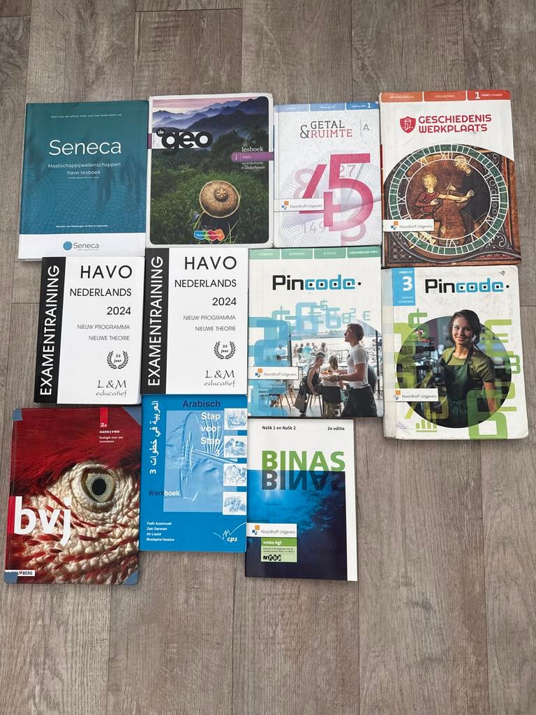 Diverse schoolboeken: HAVO, VWO, VMBO - Nederlands, Biologie, Boeken, Ophalen of Verzenden, Gelezen, HAVO, Nederlands