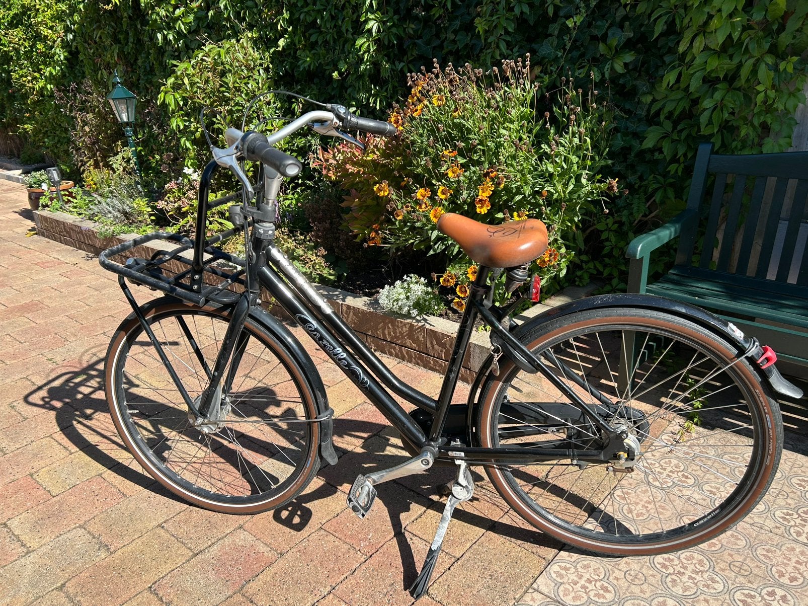 Damesfiets, Fietsen en Brommers, Fietsen | Dames | Omafietsen, Ophalen of Verzenden, Gebruikt, Schijfrem, Versnellingen