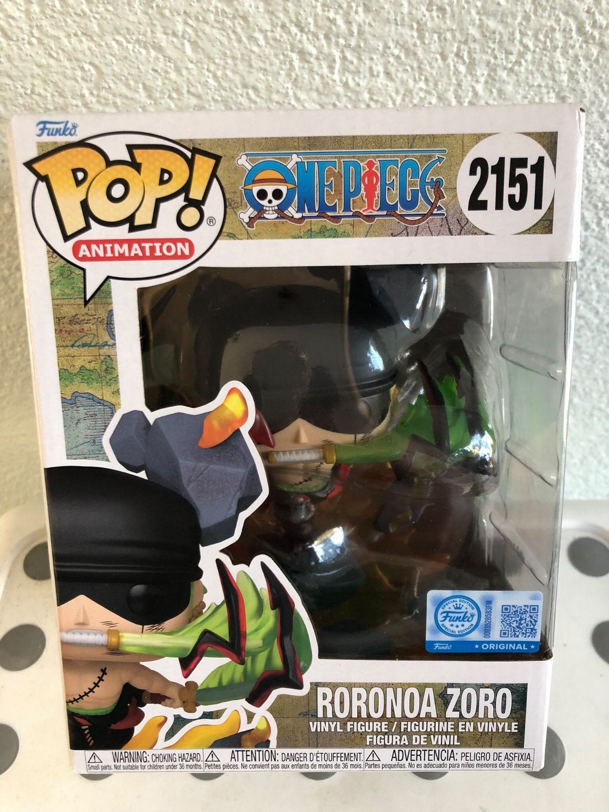 Funko Pop! van Roronoa Zoro, nr 2151, Ophalen of Verzenden, Nieuw