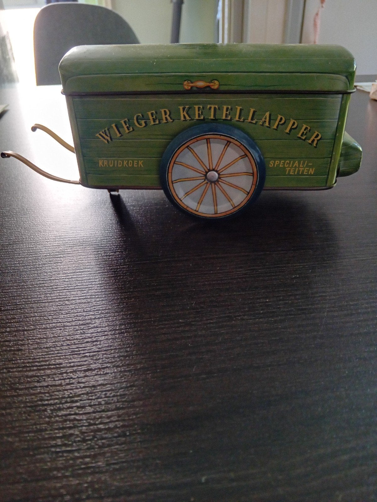 Vintage Wieger Ketellapper Koekblik - koek Specialiteite, Ophalen of Verzenden