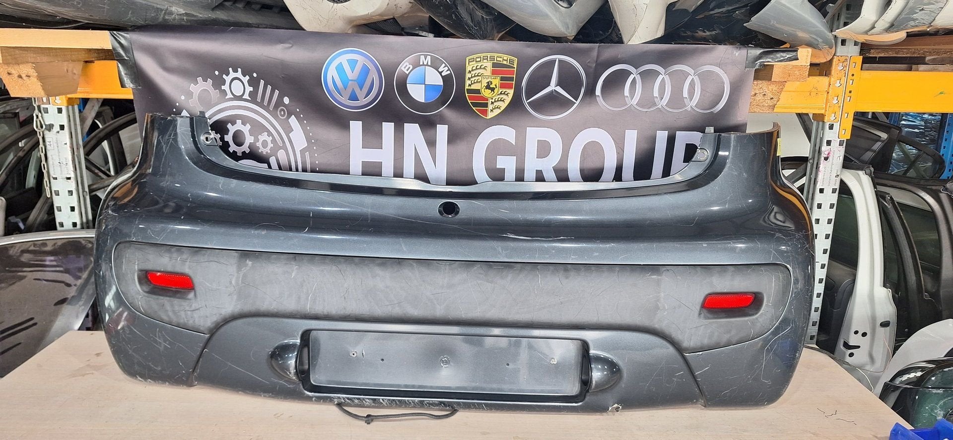 Bumper achter Peugeot 107, Gebruikt, -, -, Ophalen of Verzenden