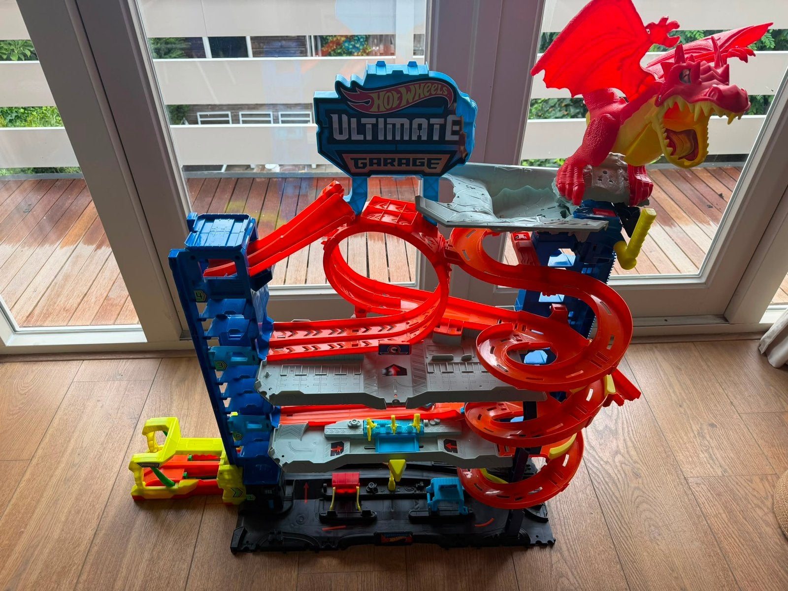Hot Wheels City Ultieme Garage goede staat, Ophalen of Verzenden, Zo goed als nieuw, Handmatig, Hot Wheels