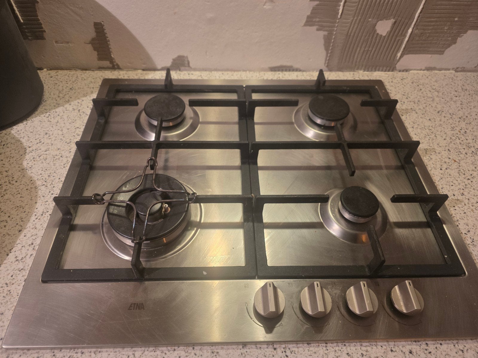 ETNA Gasfornuis Inbouw 4 Kookzones RVS, Witgoed en Apparatuur, Ophalen, Gebruikt, 60 cm of meer, 4 kookzones