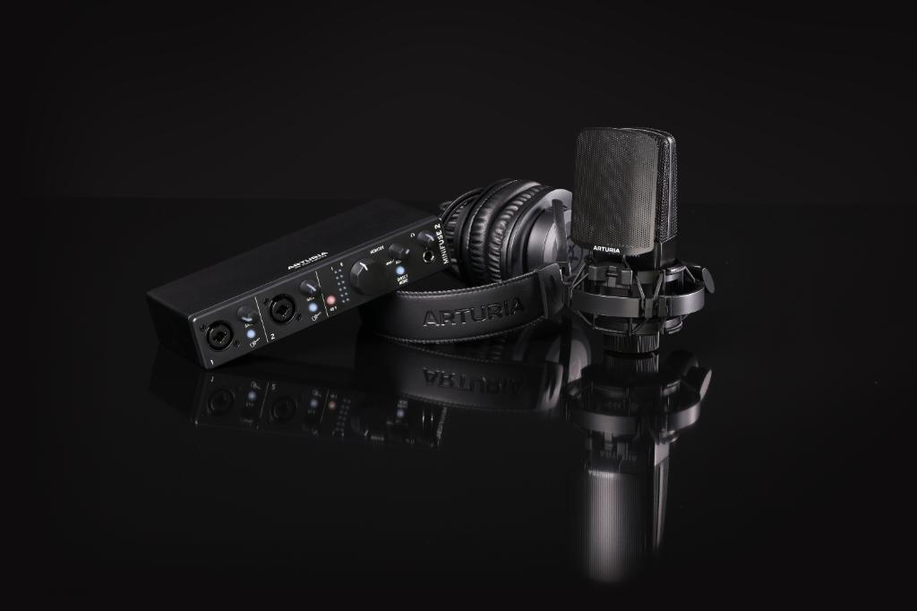 Arturia MiniFuse Recording Pack (zwart), Computers en Software, Extern, ., Nieuw, Ophalen of Verzenden
