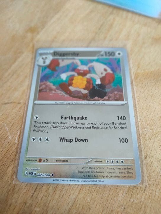 Diggersby Reverse Holo Perfect Order 065/088 Pokémon Kaart, Ophalen of Verzenden, Zo goed als nieuw, Losse kaart, Foil