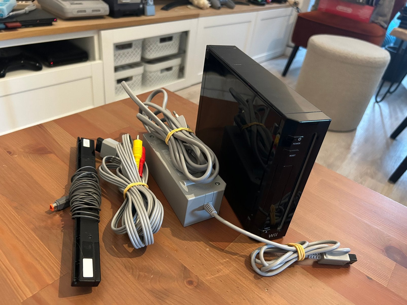 Nintendo Wii Console - Zwart, Ophalen of Verzenden, Gebruikt, Zonder controller