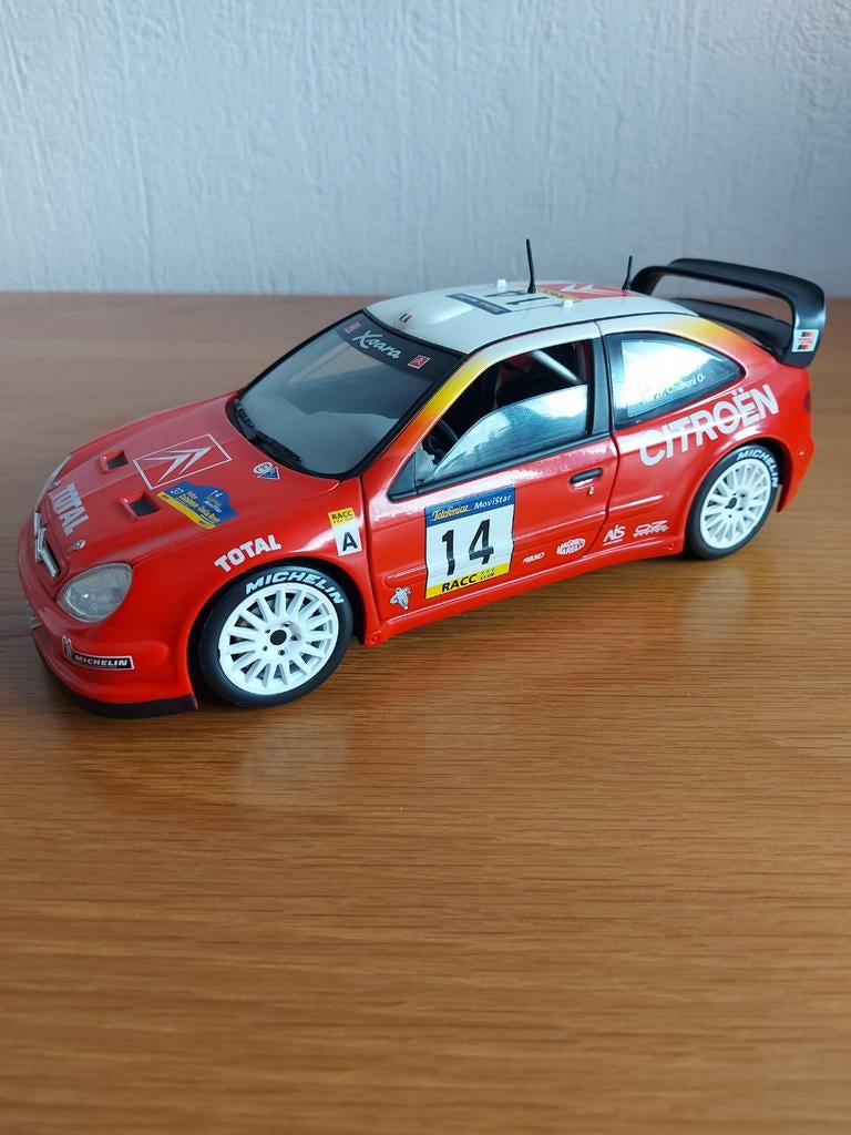 Citroen xsara T4 WRC Solido, Ophalen of Verzenden, Zo goed als nieuw, Solido