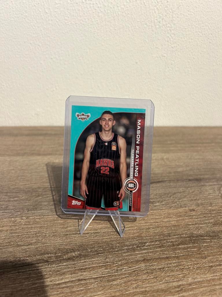Mason Peatling 2023-24 Topps NBL Aqua Parallel #35 /125, Ophalen of Verzenden, Zo goed als nieuw, Plaatje