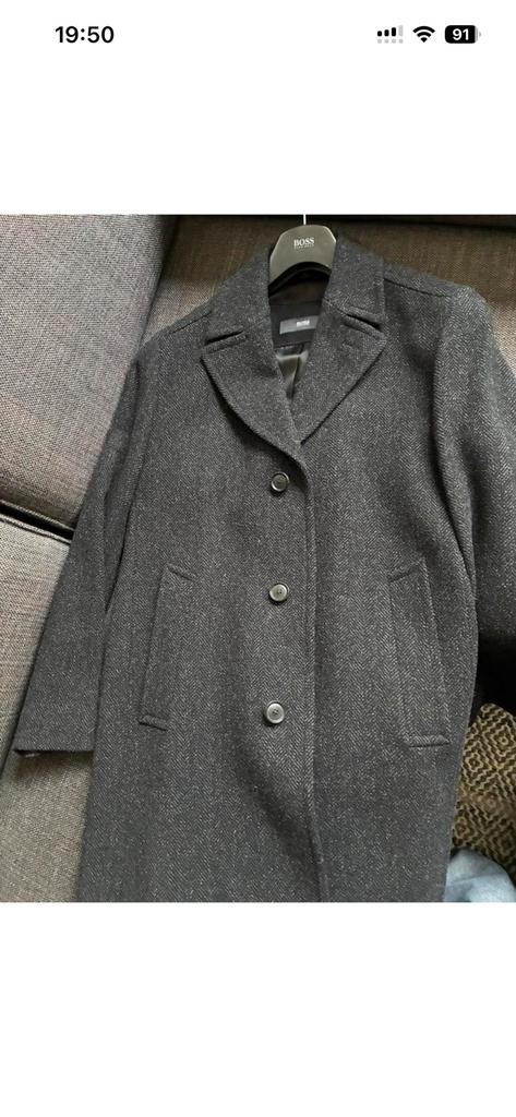 BOSS nette wollen jas 48 nieuwstaat, Verzenden, Zo goed als nieuw, Maat 48/50 (M), Grijs