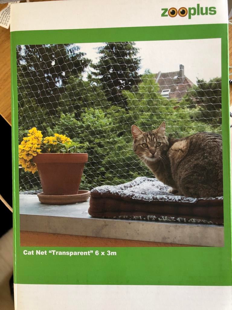 Kattennet transparant, Ophalen, Nieuw