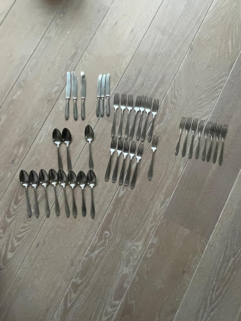 NOG EEN KEER AFGEPRIJSD !!! Goede qualiteit Losse bestek, Gebruikt, Verzenden, Rvs of Chroom, Vaatwasserbestendig