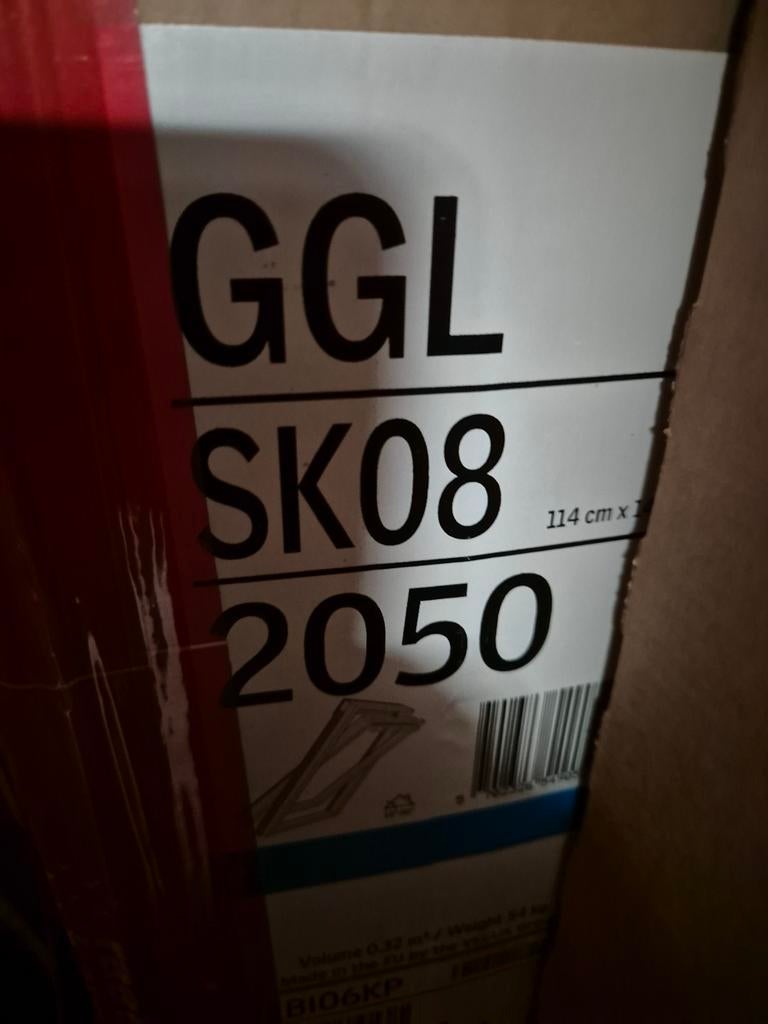 Velux dakraam GGL Sk08 / 114x140 bxh, Ophalen of Verzenden, Nieuw, Dakraam, Dubbelglas