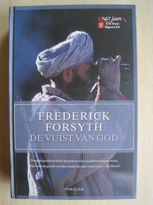 524 - De vuist van God - Frederick Forsyth, Boeken, Thrillers, Zo goed als nieuw, Verzenden