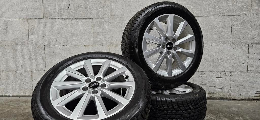 16" Audi A1 VW Polo Fabia velgen zomer / winterbanden 7.5mm, Gebruikt, 16 inch, Banden en Velgen, V