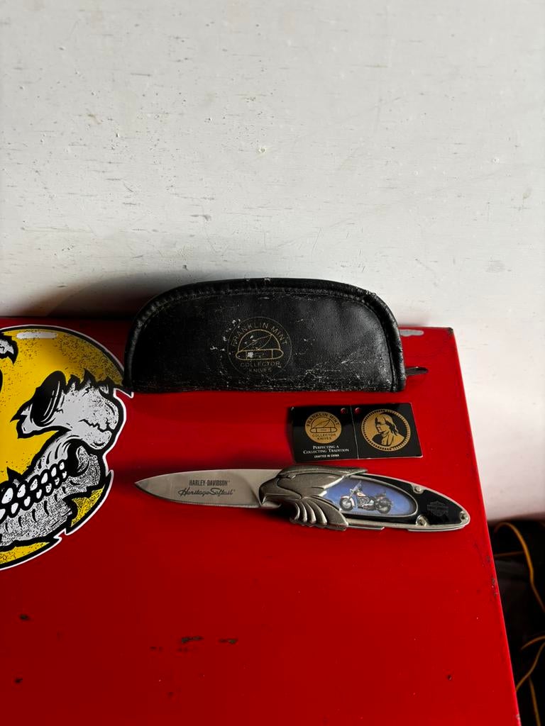 Heel vet!!  Harley davidson softail/ franklin mint mes, Motoren, Ophalen of Verzenden