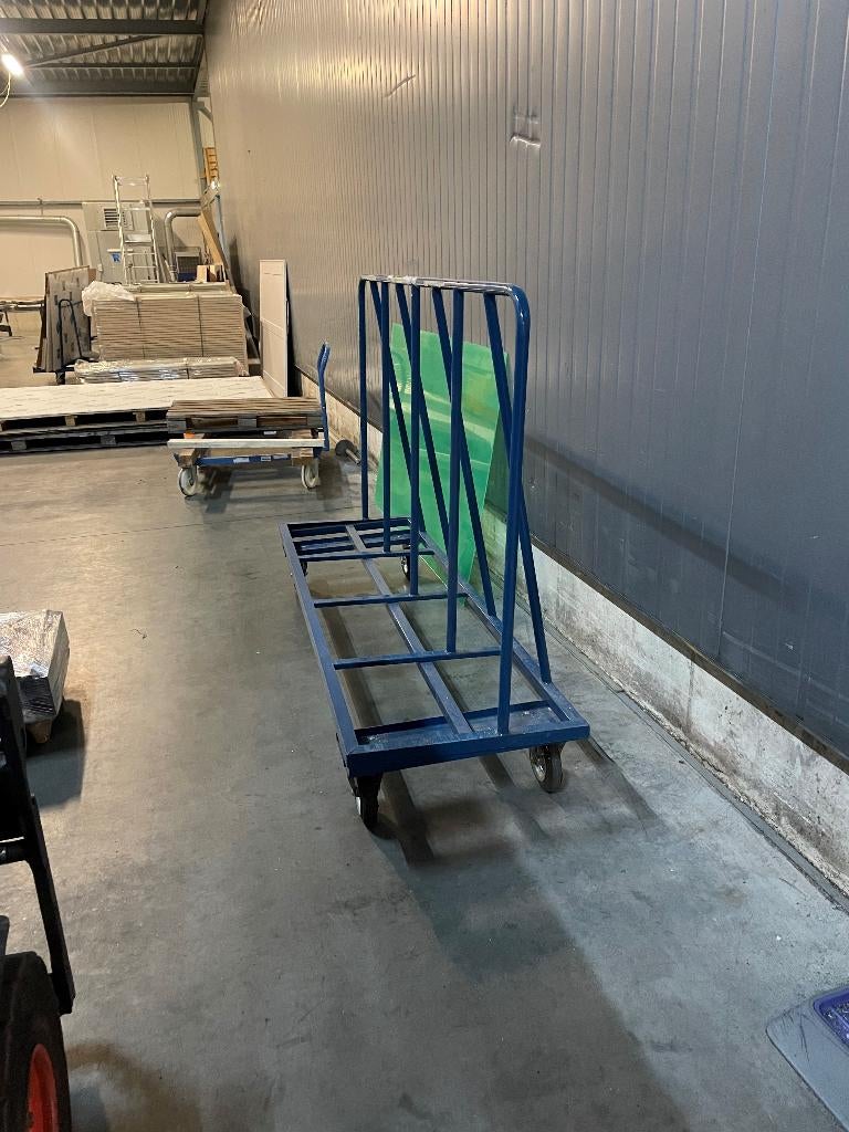 werkplaats kar magazijnkar platen kar 225cm x 70cmm, Doe-het-zelf en Verbouw, Transportwagens, 100 liter of meer, Ophalen, Zo goed als nieuw