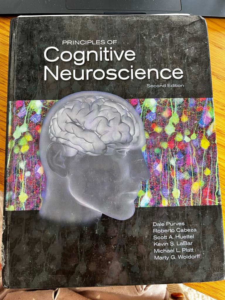 Principles of Cognitive Neuroscience - 2nd Edition, Boeken, Studieboeken en Cursussen, Zo goed als nieuw, HBO, Beta, Ophalen of Verzenden