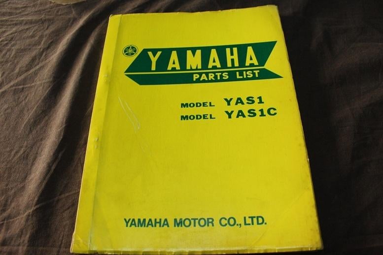 Yamaha YAS1 YAS1 1968 125cc single motorcycle parts list, Ophalen of Verzenden, Yamaha
