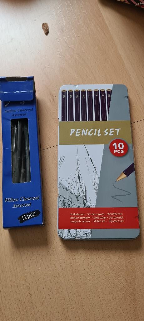 Charcoal & potloden, Hobby en Vrije tijd, Tekenen, Ophalen, Nieuw, Potlood of Stift