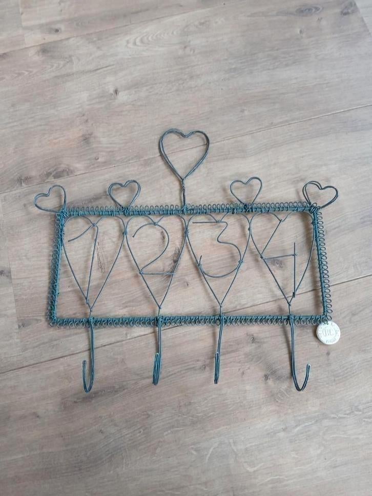 Brocante keuken of Kinderkamer kapstok, Huis en Inrichting, Woonaccessoires | Kapstokken, Wandkapstok, Gebruikt, Ophalen of Verzenden