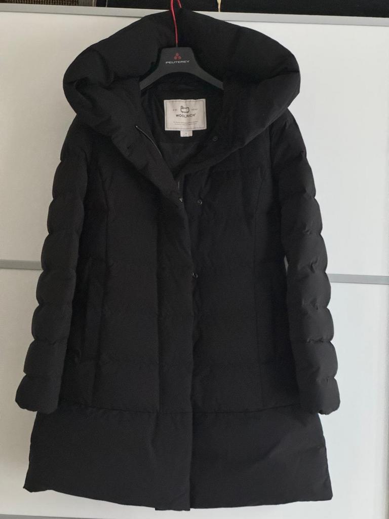 woolrich, Kleding | Dames, Jassen | Winter, Maat 38/40 (M), Zwart, Ophalen of Verzenden, Zo goed als nieuw