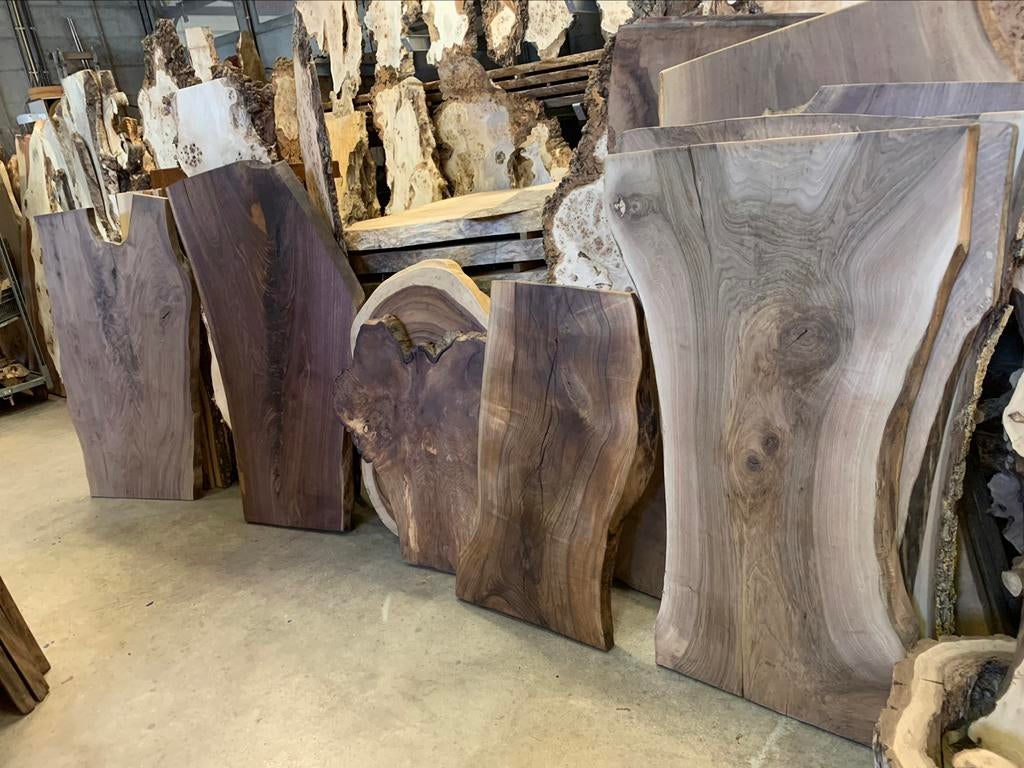 Droge grillige boomstamplanken taxus redwood blackwood olijf, Doe-het-zelf en Verbouw, Hout en Planken, Ophalen of Verzenden, Nieuw