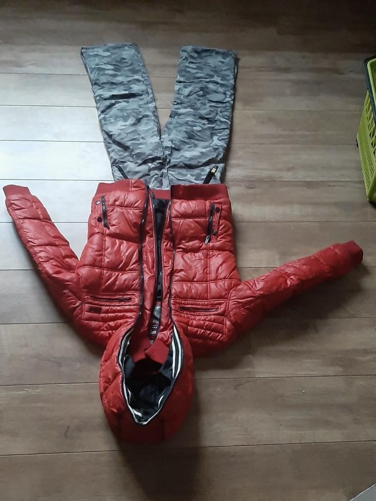 Compleet skipak winterset maat 158 164, Kinderen en Baby's, Kinderkleding | Maat 158, Jas, Ophalen of Verzenden