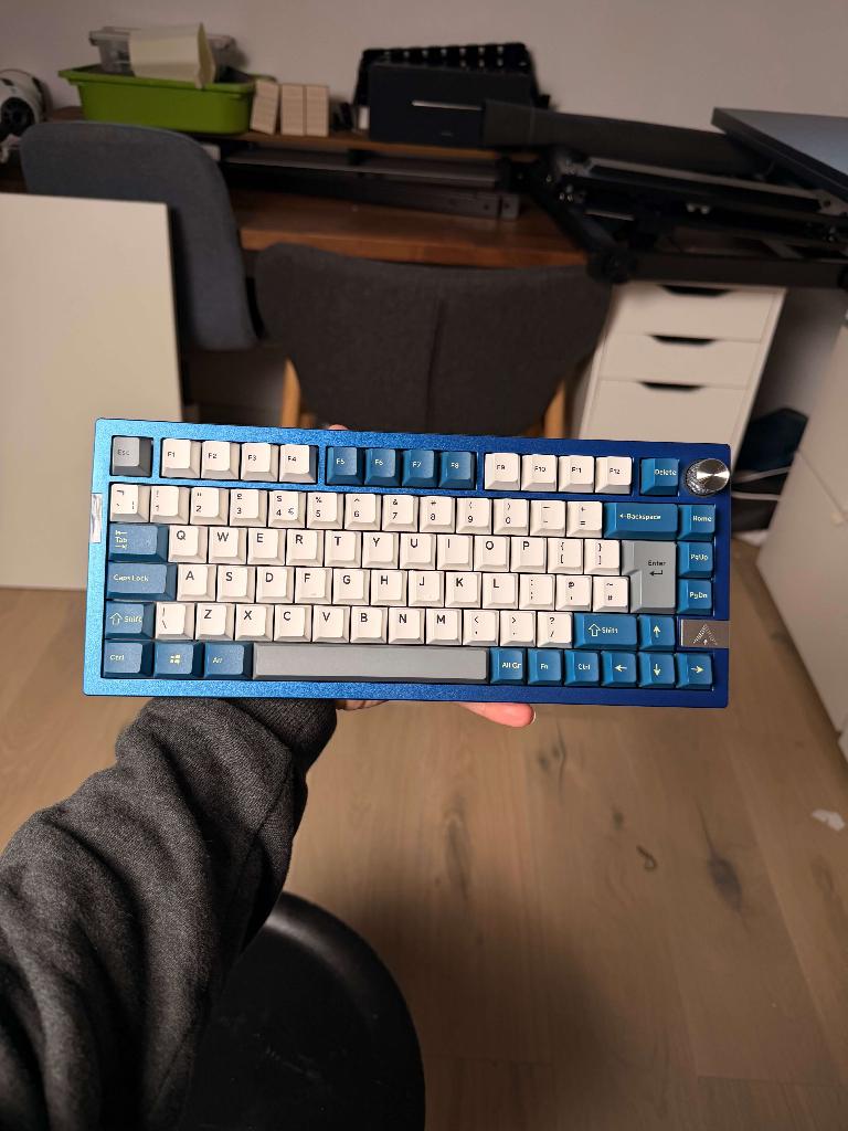 Montech Mkey Pro Freedom, Gateron G Pro 3.0 Yellow, Qwerty, Computers en Software, Toetsenborden, Gaming toetsenbord, Nieuw, Ophalen of Verzenden