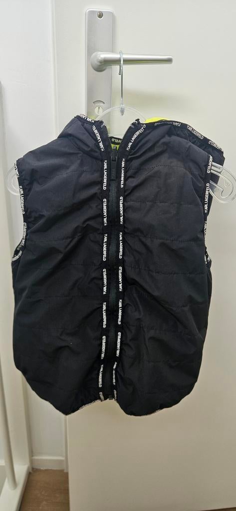 Bodywarmer kind dubbelzijdig Karl Lagerfeld maat 126cm, Ophalen of Verzenden, Zo goed als nieuw, Jongen of Meisje, Jas