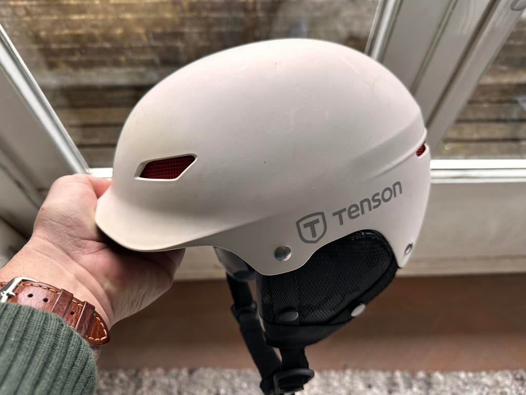 Skihelm Tenson maat 54, Overige typen, Zo goed als nieuw, Minder dan 100 cm, Ophalen